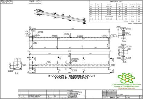 steel shop drawings